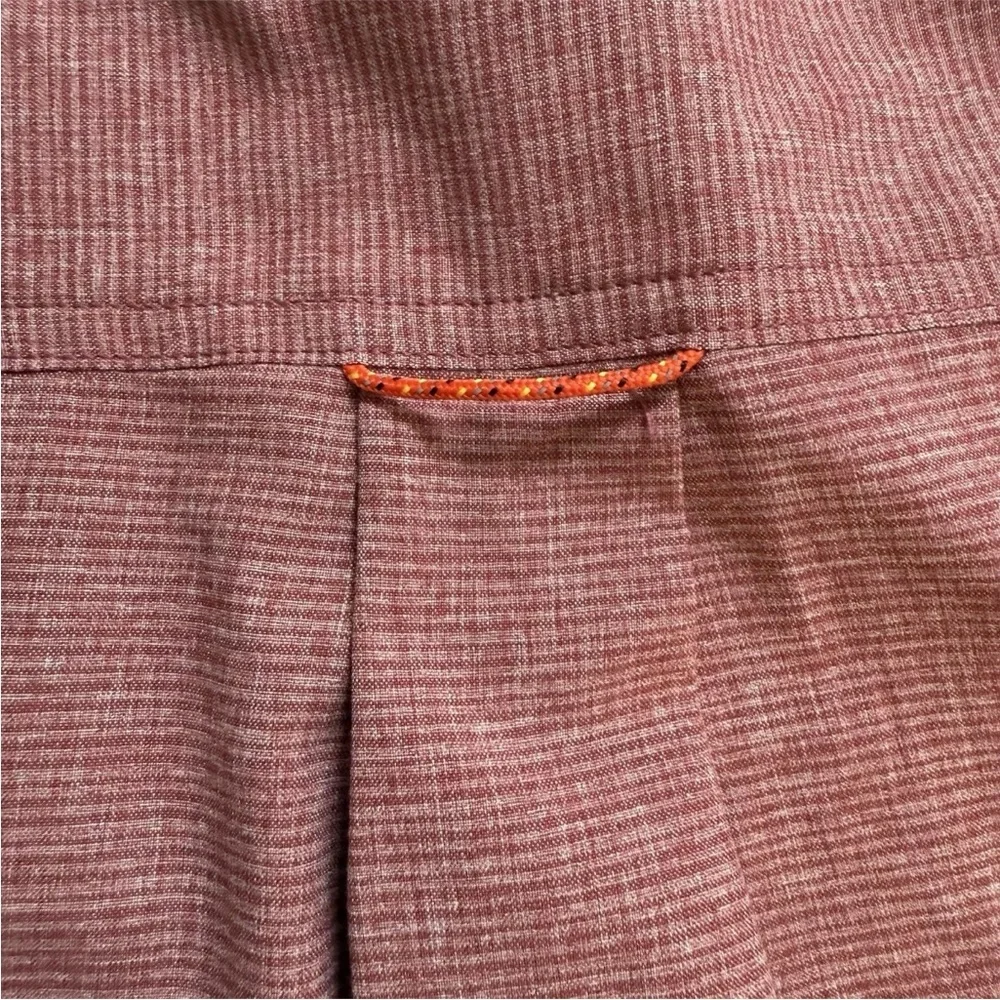 NWOT American Outdoorsman Men's L Button-Down Brick Red Shirt Fishing Lined - Picture 5 of 11